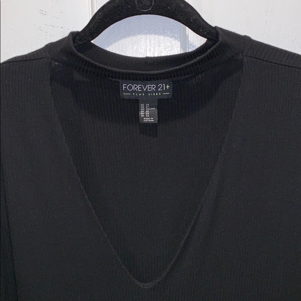 Forever 21 Black Choker Dress
